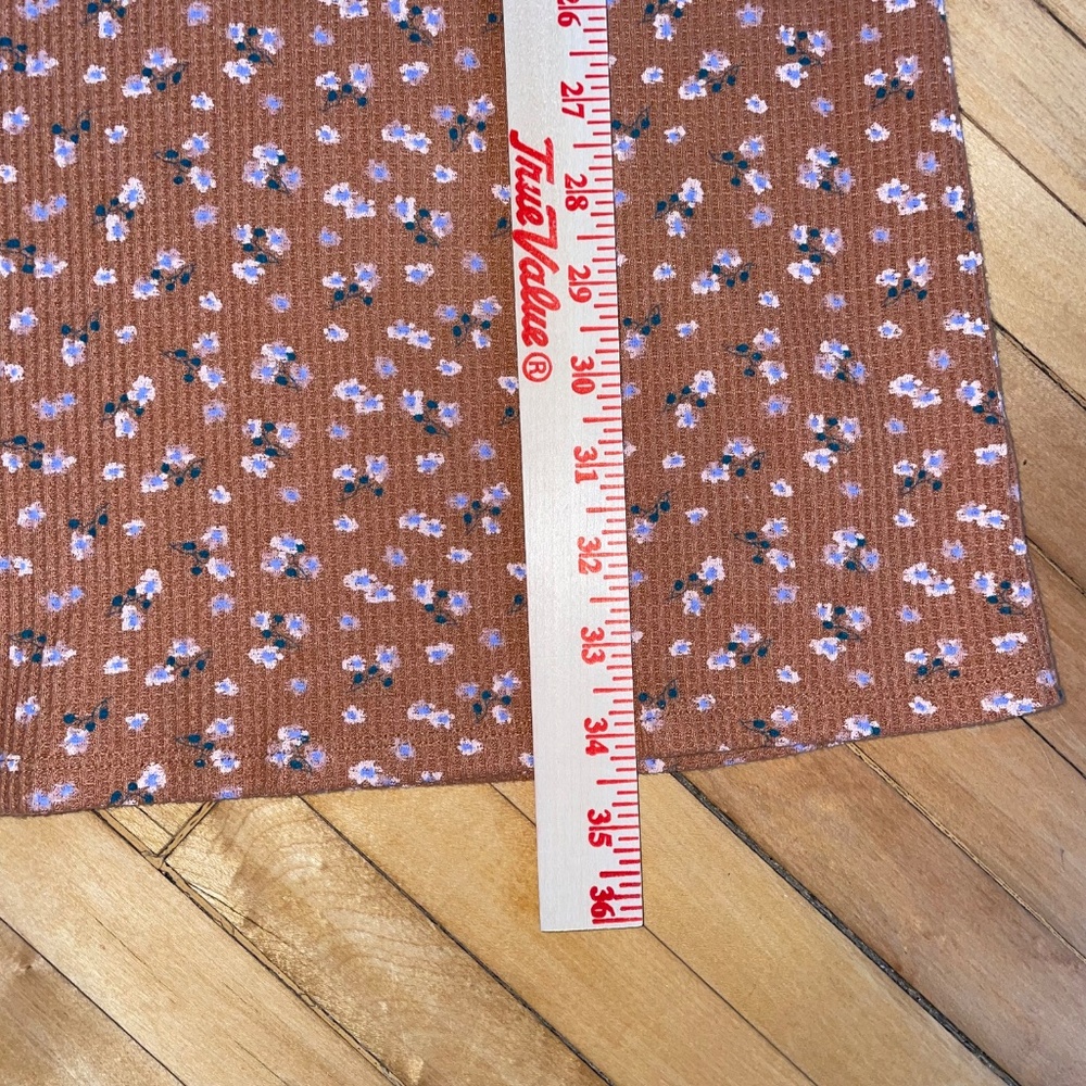 American Eagle Waffle Knit Tank Mini Dress Boho Ditzy Micro Floral Print - Picture 8 of 9